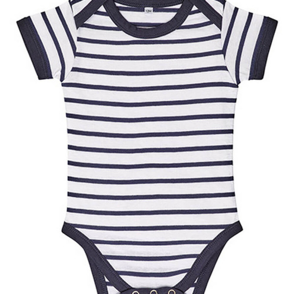 L01401 Baby Striped Bodysuit Miles