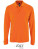 L02087 Mens Long-Sleeve Piqué Polo Shirt Perfect - L02087_Orange - variant Ls 1000233043