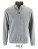 L02088 Mens Zip High Collar Sweatshirt Stan - L02088_Grey-Melange - variant Ls 1000233151