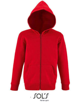 L02092 Kids Zip Hoodie Stone - Reklamnepredmety