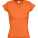 L156 Ladies V-Neck-T-Shirt Moon - L156-Orange - variant Ls 1000116018