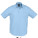 L612 Mens Oxford-Shirt Brisbane Shortsleeve - L612-Sky-Blue - variant Ls 1000122762