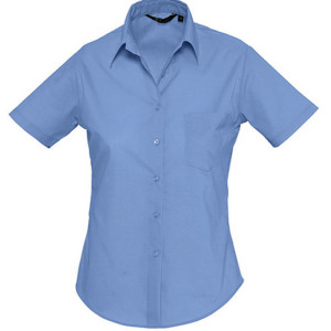 L620 Popeline-Blouse Escape Shortsleeve - Reklamnepredmety