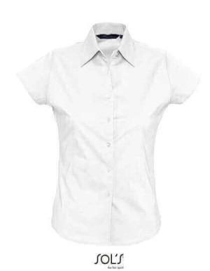 L630 Ladies Stretch-Blouse Excess Shortsleeve - Reklamnepredmety