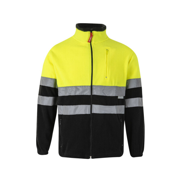 VL EROS. Dvojfarebná fleecová bunda (280 g/m²) z polyesteru (100 %)
