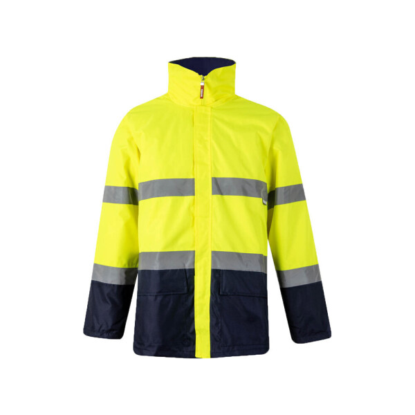 VL THEMIS. Dvojfarebná parka (190 g/m²) z polyesteru (100 %) s PU záterom