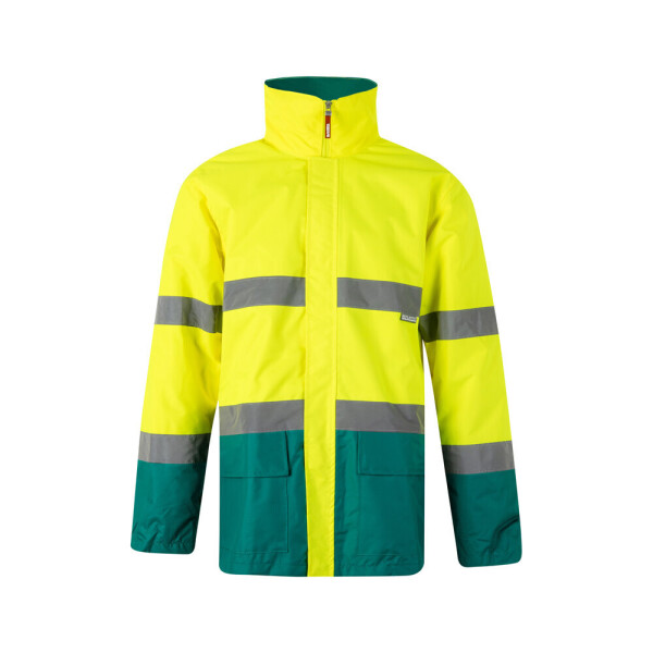 VL THEMIS. Dvojfarebná parka (190 g/m²) z polyesteru (100 %) s PU záterom