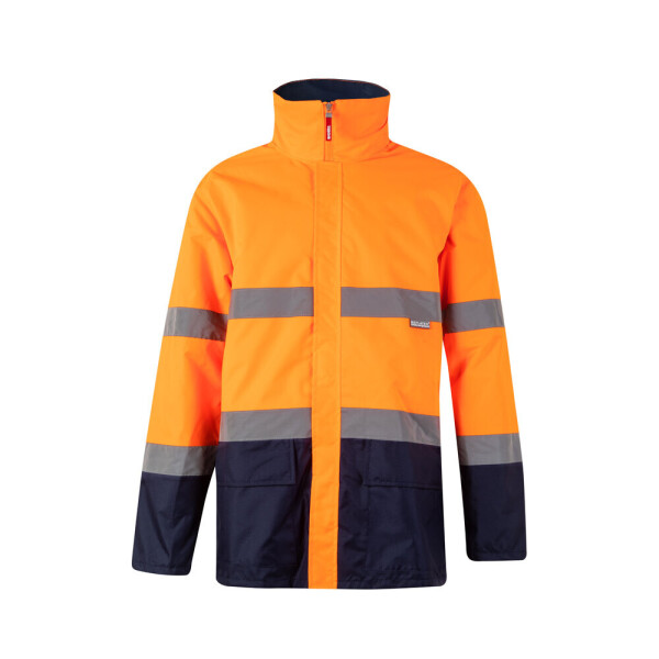 VL THEMIS. Dvojfarebná parka (190 g/m²) z polyesteru (100 %) s PU záterom