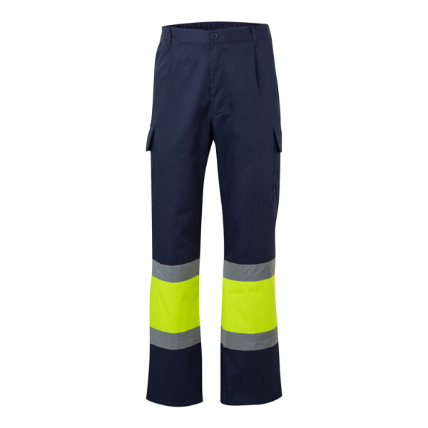 VL ARTEMIS. Dvojfarebné nohavice z kepru (190 g/m²), bavlna (20 %) a polyester (80 %)