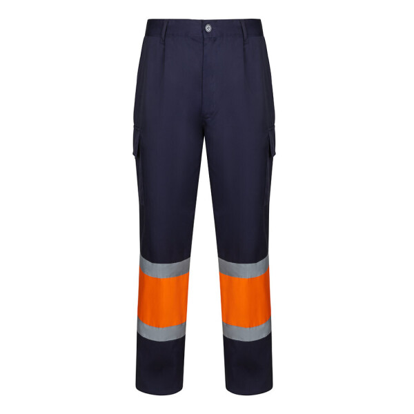 VL ARTEMIS. Dvojfarebné nohavice z kepru (190 g/m²), bavlna (20 %) a polyester (80 %)