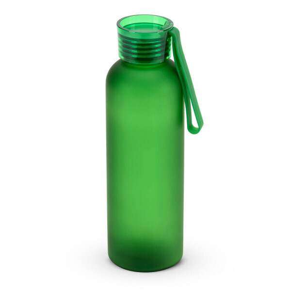 RIO rPET. Recyklovaného PET (100% rPET) fľaša s matným povrchom 600 ml