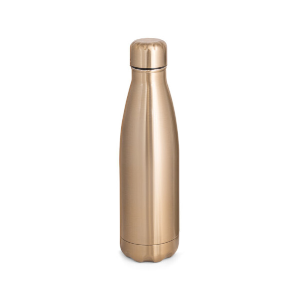 SHOW METALLIC. Fľaša z nehrdzavejúcej ocele s matným kovovým povrchom 510 ml