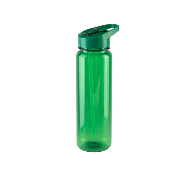 GILMORE. rPET športová fľaša s lesklým priesvitným povrchom 750 ml