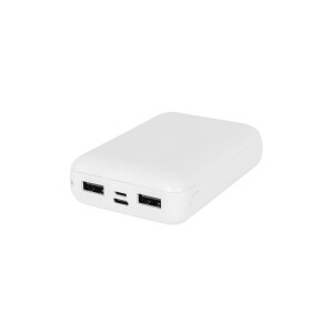 LEAKEY 10. Power banka 10 000 mAh zo recyklovaného ABS (100 % rABS) - Reklamnepredmety