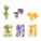 DINOSAURUS. 3D puzzle z papiera a EVA v tvare dinosaura - 98152-set - variant