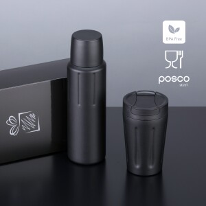 SCANDIC SET: COFFEE MUG AND THERMOS - Reklamnepredmety