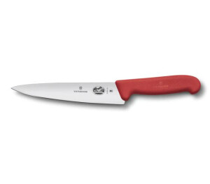 Victorinox kuchynský nôž Fibrox - červený - Reklamnepredmety