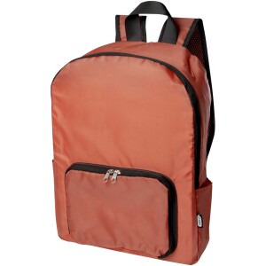 Skladací batoh EcoFold z RPET s objemom 15 l - Reklamnepredmety