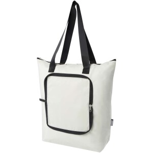 Skladacia nákupná chladiaca taška EcoFold z materiálu RPET s objemom 15 l - Reklamnepredmety