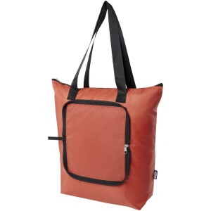 Skladacia nákupná chladiaca taška EcoFold z materiálu RPET s objemom 15 l - Reklamnepredmety