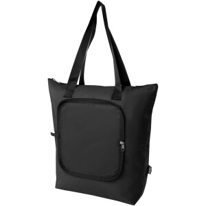 Skladacia nákupná chladiaca taška EcoFold z materiálu RPET s objemom 15 l - Reklamnepredmety