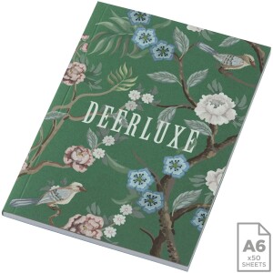 Poznámkový blok Novella Austen A6 s mäkkou väzbou – 50 listov - Reklamnepredmety