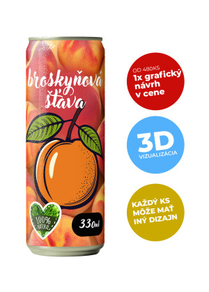 100% ovocná štava 330 ml - Reklamnepredmety