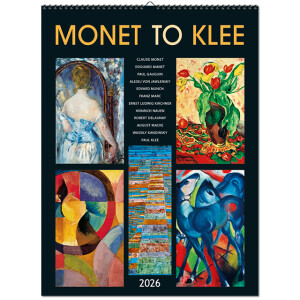 Nástenný kalendár Monet to Klee 2026 - Reklamnepredmety