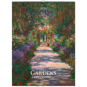 Nástenný kalendár Gardens Impressionism 2026 - Reklamnepredmety