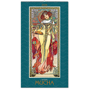 Nástenný kalendár Alfons Mucha 2026 - Reklamnepredmety