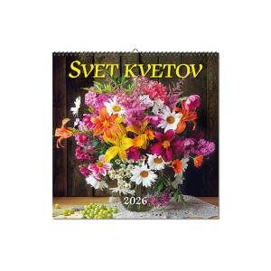 Nástenný kalendár Svet kvetov 2026 - Reklamnepredmety
