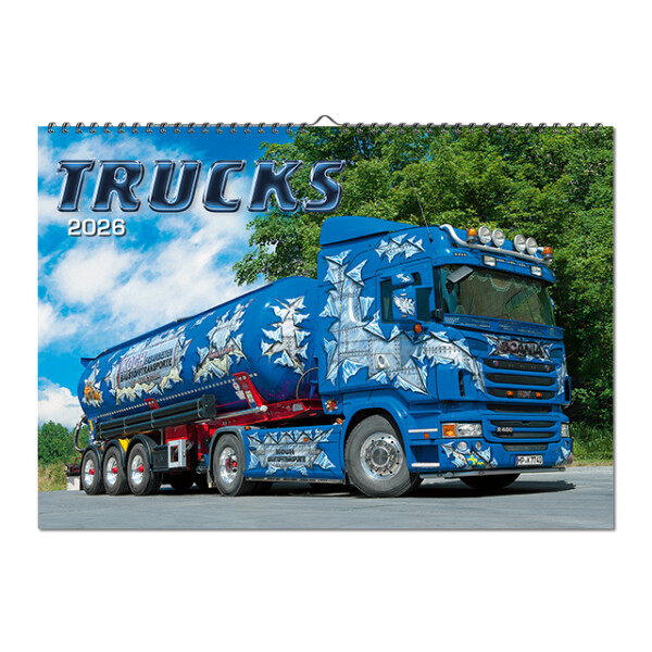 Nástenný kalendár Trucks 2026