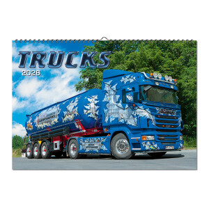 Nástenný kalendár Trucks 2026 - Reklamnepredmety