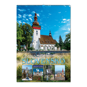Nástenný kalendár Spoznávame Slovensko 2026 - Reklamnepredmety