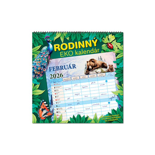 Nástenný kalendár Rodinný EKO kalendár 2026