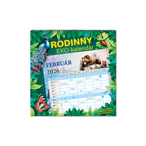 Nástenný kalendár Rodinný EKO kalendár 2026 - Reklamnepredmety