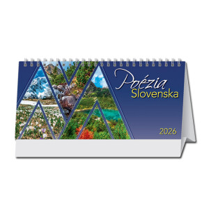 Stolový kalendár Poézia Slovenska 2026 - Reklamnepredmety