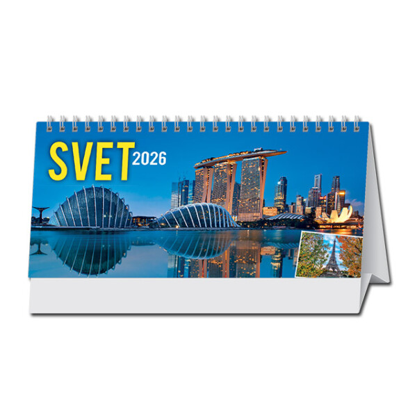 Stolový kalendár Svet 2026