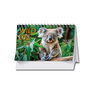 Stolový kalendár Wild life 2026 - Reklamnepredmety