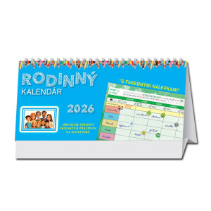 Stolový kalendár Rodinný kalendár 2026 - Reklamnepredmety
