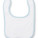 LW022 Baby Towelling Bib - LW022-White-Pale-Blue - variant Ls 1000128024