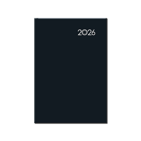 Denný diár A5 FALCON čierny 2026