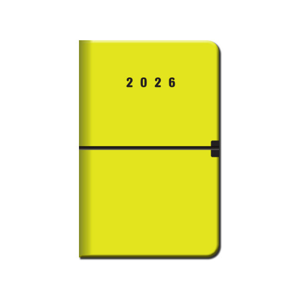 Týždenný diár A5 CAPRI neon 2026
