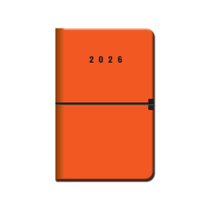 Týždenný diár A5 CAPRI oranžový 2026 - Reklamnepredmety