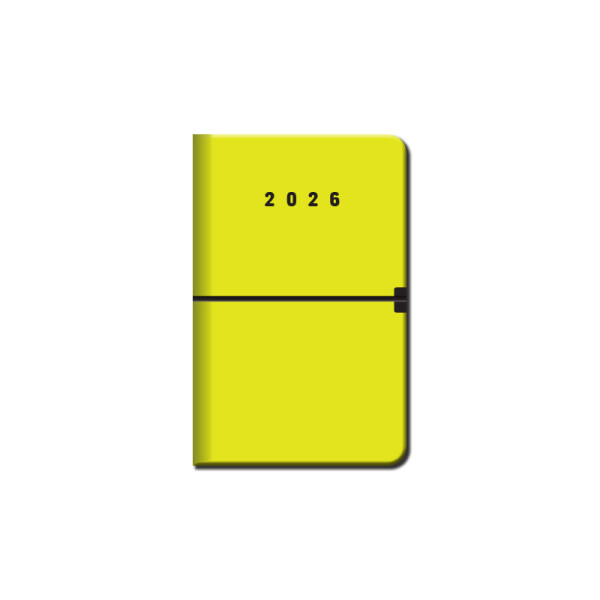 Mini diár A6 CAPRI neon 2026