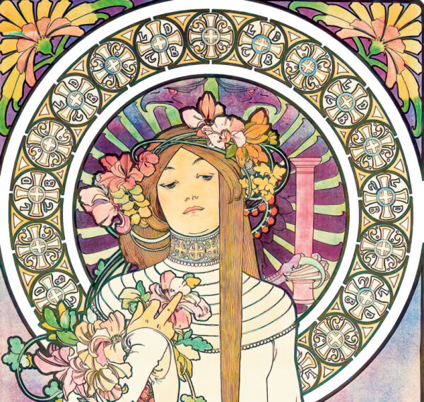 Kalendár Alfons Mucha - viazanka