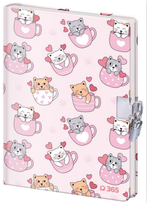 Pamätník 13x18 cm so zámkom -  Cats - Reklamnepredmety
