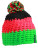 MB7940 Crocheted Cap with Pompon - MB7940_Neon-Green_Neon-Pink_Black - variant Ls 1000129064