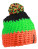 MB7940 Crocheted Cap with Pompon - MB7940_Neon-Orange_Neon-Green_Black - variant Ls 1000129065