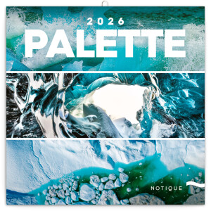 NOTIQUE Poznámkový kalendár Paleta 2026, 30 x 30 cm - Reklamnepredmety